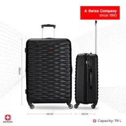 wenger Men Set of 2 Hardbody Trolley Bags with TSA Lock image 1