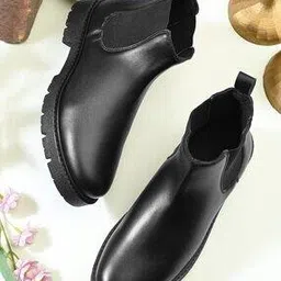 big fox Women Ankle-Length Boots with Slip-On Styling-picture-12