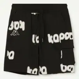 kappa Boys Typographic Print Regular Fit Shorts-picture-11