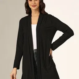showoff Women Front-Open Regular Fit Shrug-picture-14