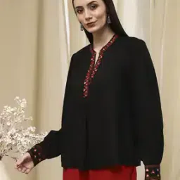 biba Women Embroidered Straight Kurti-picture-38