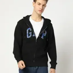 gap Men Textured Full Sleeves Regular Fit Sweatshirt-picture-19