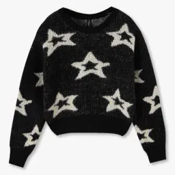 rio girls Girls Star Print Round-Neck Pullover image 1