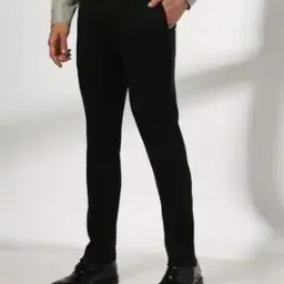 netplay Men Slim Fit Flat-Front Trousers-picture-16