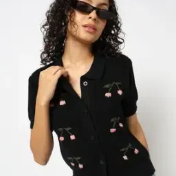 yousta Women Embroidered Regular Fit Cardigan-picture-27