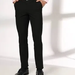 john players Boys Slim Fit Flat-Front Trousers-picture-26