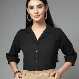 style quotient Women Regular Fit Shirt with Spread Collar-picture-46