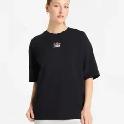 new balance Floral Print Oversized Athletics Crew-Neck T-Shirt-picture-13