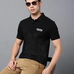 u.s. polo assn. Men Brand Print Slim Fit Polo T-Shirt-picture-34