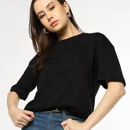 buda jeans co Women Relaxed Fit Round-Neck T-Shirt-picture-40