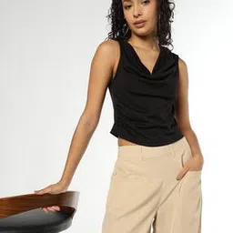 fyre rose Women Cowl-Neck Fitted Top-picture-20