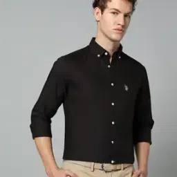 u.s. polo assn. Men Tailored Fit Shirt with Patch Pocket-picture-24