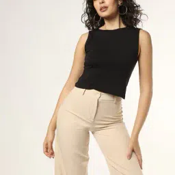 fyre rose Women Fitted Boat-Neck Top image 1