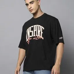 levi's Men Typographic Print Regular Fit Crew-Neck T-Shirt-picture-51
