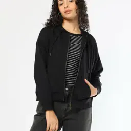 buda jeans co Women Oversized Fit Zip-Front Hoodie-picture-32