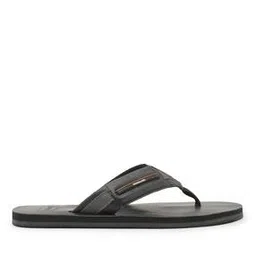 woodland Men Genuine Leather Thong-Strap Flip-Flops-picture-12