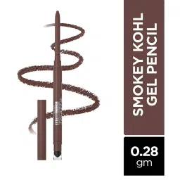 maybelline new york Tattoo Studio Smokey Eye Kohl Gel Pencil Eyeliner - Smokey Brown image 1