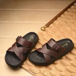 egoss Men Open-Toe Slip-On Flip-Flops image 1