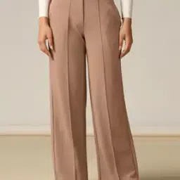 Men Straight Fit Trousers-image-0