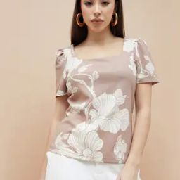 code by lifestyle Women Regular Fit Abstract Top-picture-44