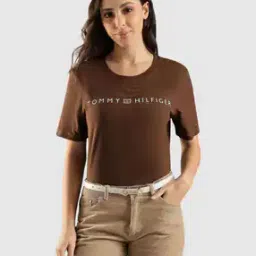 tommy hilfiger Logo Regular Fit Cotton T-Shirt-picture-42