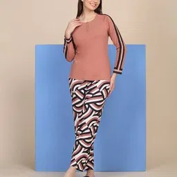 sweet dreams Women Printed T-Shirt & Pyjamas Set image 1