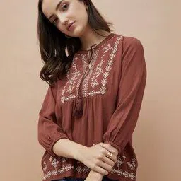 fame forever by lifestyle Women Printed Regular Fit Tunic Top-picture-48