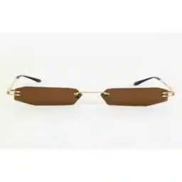 lulu & sky Women Rimless Aviator Sunglasses 400579-S056-1-TEA-picture-20