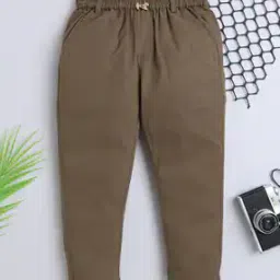 baat cheet Boys Relaxed Fit Flat-Front Trousers -picture-23