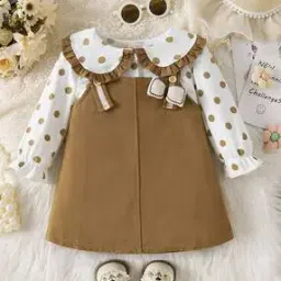 Girls Polka-dot A-line Dress-image-12