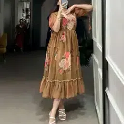 leia Women Floral Print Fit & Flare Dress-picture-29