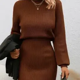 genzy Women Ribbed Bodycon Dress-picture-30