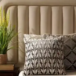 pure home and living Square Embroidered Cushion Cover-picture-31