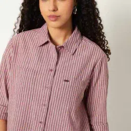 max Women Striped Regular Fit Shirt image 1