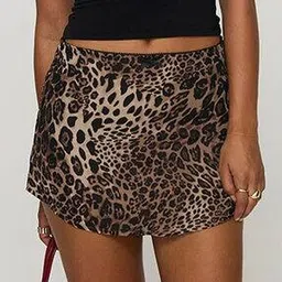 lulu & sky Women Animal Print Straight Mini Skirt -picture-52