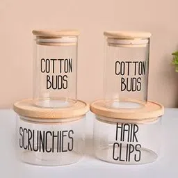 market 99 Glass Daily Use Organizer Round Jar -picture-12