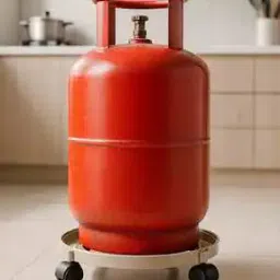 home centre Plastic Gas Cylinder Trolley with Wheels-picture-38