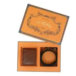 da milano Men Bi-Fold Wallet with Snap-Button Closure-picture-40