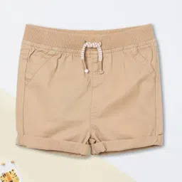 max Mid Rise Cotton Shorts image 1