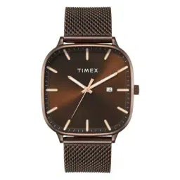 timex Men Analogue Watch with Stainless Steel Strap - TWEG305SMU03 image 1