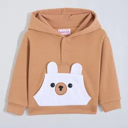 hopscotch Boys Printed Regular Fit Hoodie image 1