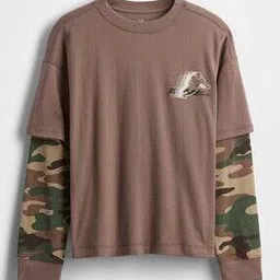 Graphic Printed Relaxed Fit Full Sleeves Round Neck Tshirt-image-30