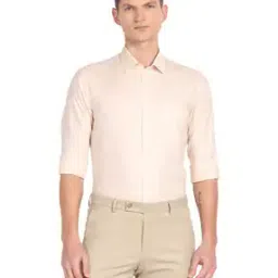 arrow Men Patterned Slim Fit Shirt with Patch Pocket-picture-13