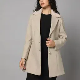 fort collins Women Regular Fit Single-Breasted Long Coat-picture-36
