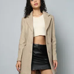 fort collins Women Single-Breasted Blazer with Flap Pockets image 1