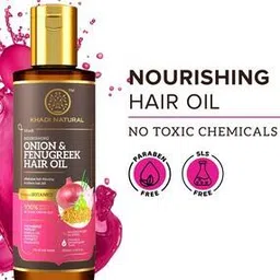 khadi natural Onion and Fenugreek Hair Oil-picture-30