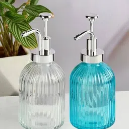 kookee Set of 2 Ribbed Bathroom Dispenser image 1