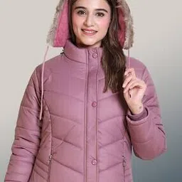 leia Women Quilted Regular Fit Hooded Jacket-picture-10