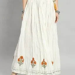 zri Women Floral Print Flared Skirt-picture-47