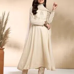 indie picks Embellished Anarkali Kurta Set-picture-40